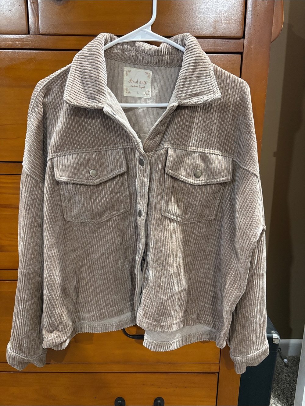 Brown corduroy jacket